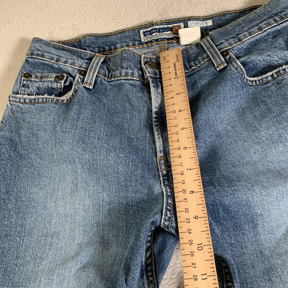 Vintage Old Navy Jeans Womens‎ 10 Blue Stretch Bootcut Just Below Waist 2000s - Picture 7 of 14